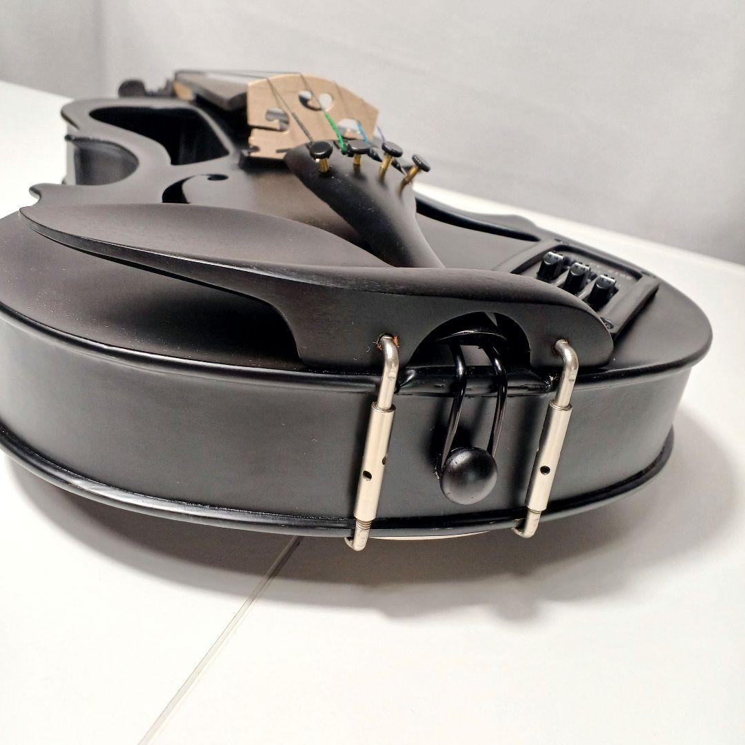 美品☆hallstatt ハルシュタット CV-210E エレキバイオリン 黒