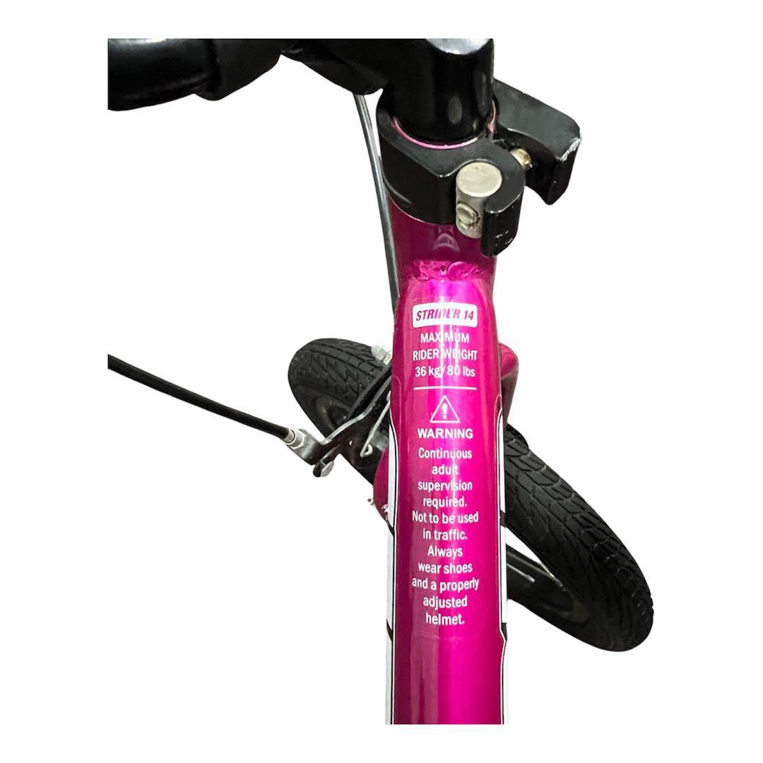 美品✨ストライダー STRIDER 14X フューシャピンク スタンド付き