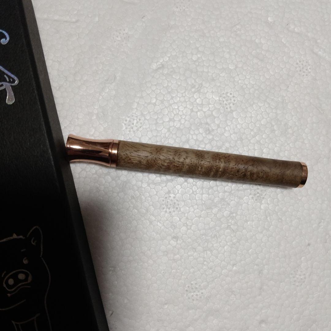 こぶた工房 芯ケース ジェニュインマホガニー極上＋ピンクゴールド