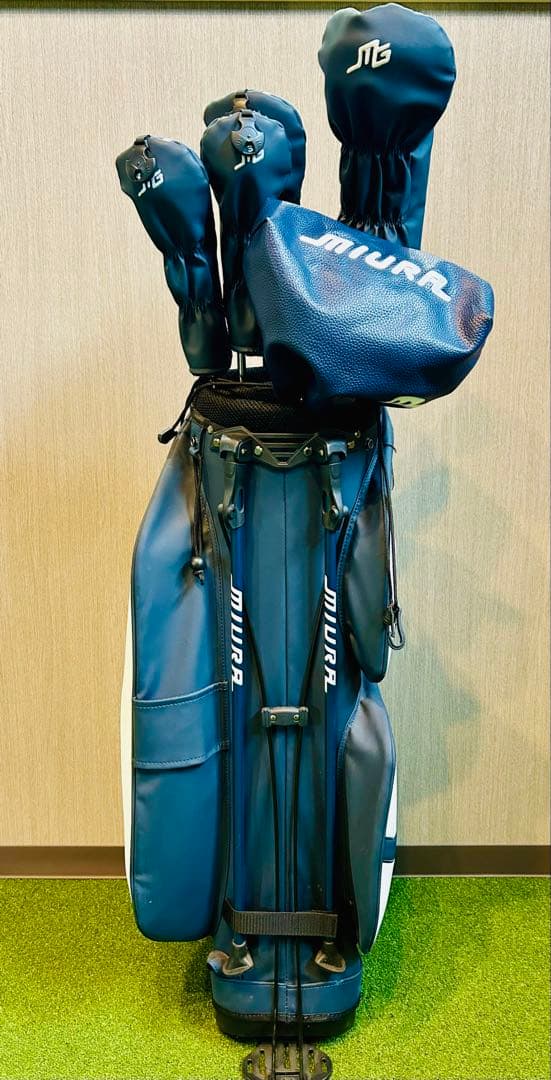 【美品！格安！】三浦技研キャディーバッグ＋ヘッドカバーセット