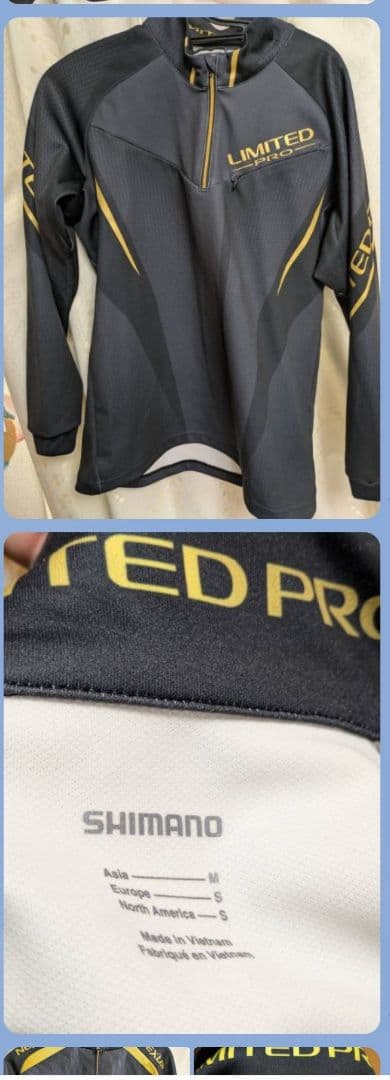 シマノ　NEXUS フィッシングスーツ　レインコートハーフジップ2セット