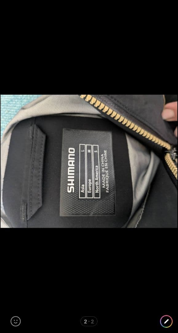 シマノ　NEXUS フィッシングスーツ　レインコートハーフジップ2セット