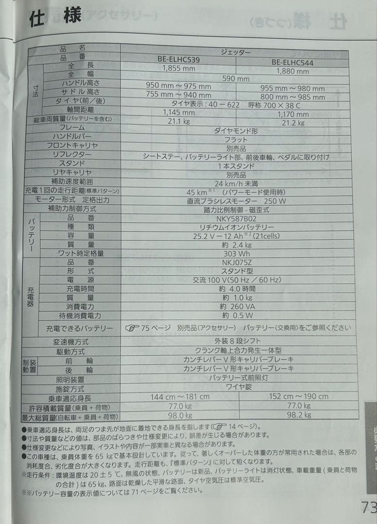 ⭐︎えみさん専用⭐︎Panasonic ジェッター　BE-ELHC544B 自転車