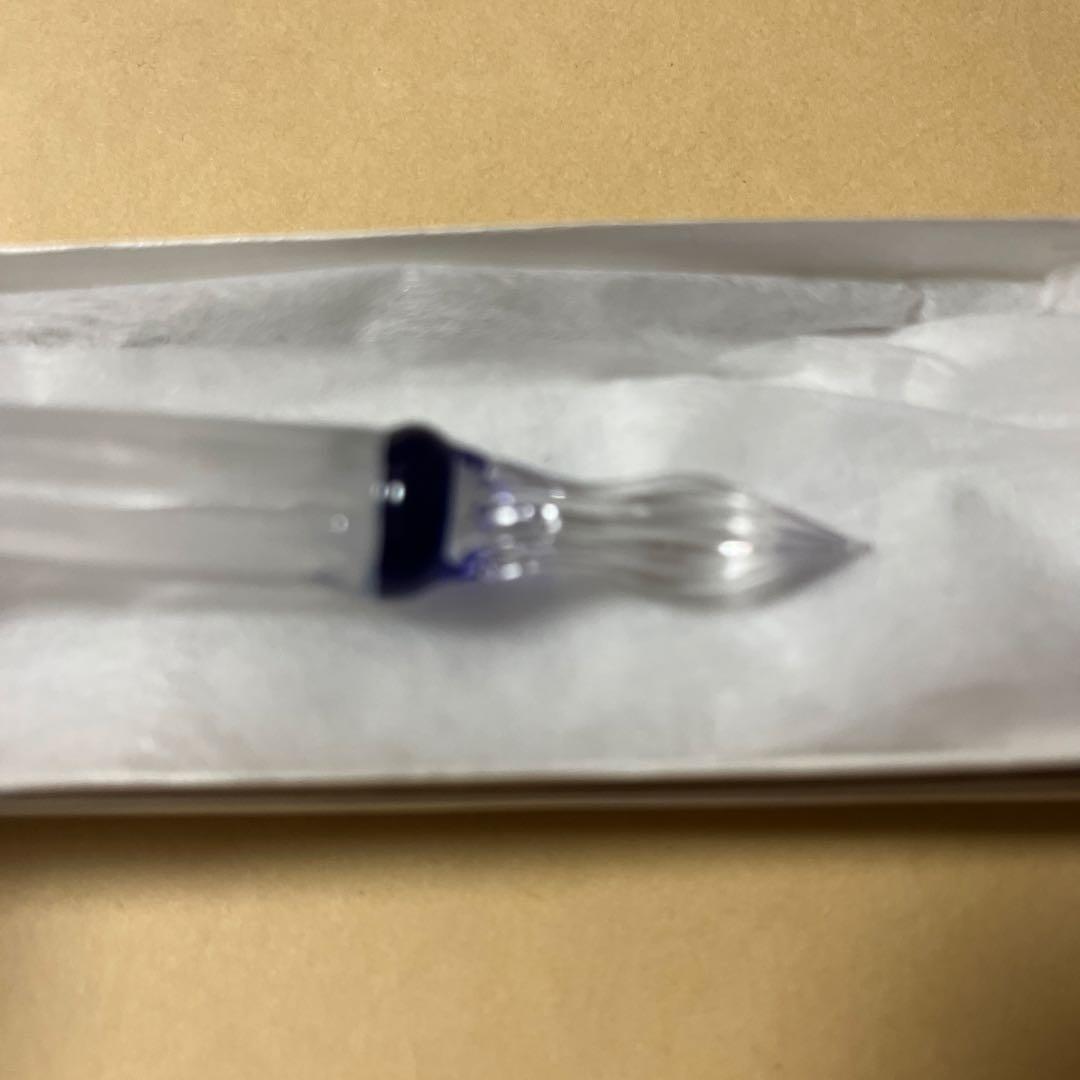 穂坂英樹　ガラスペン　白猫