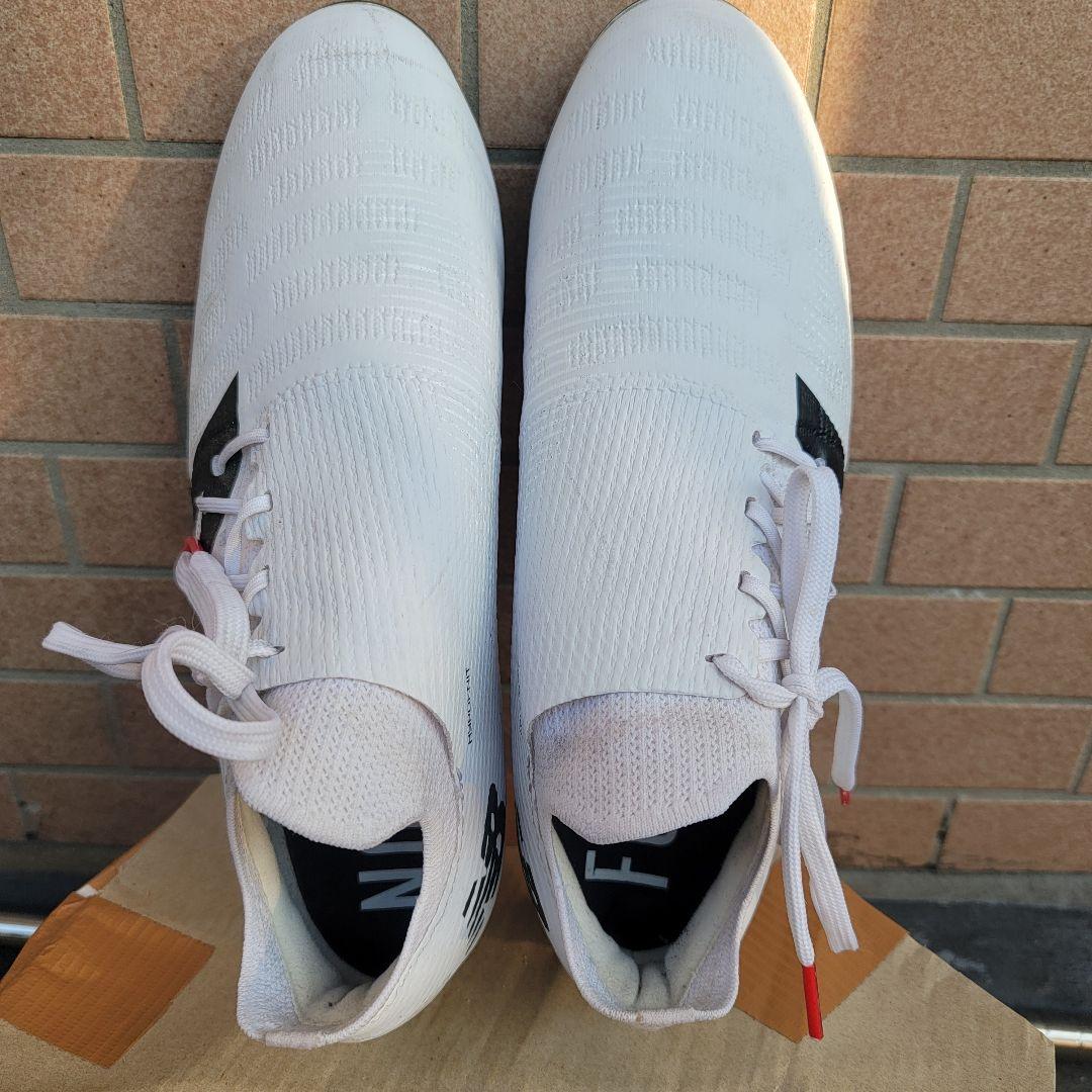 New Balance Furon ホワイト スパイクシューズ　26.5cm