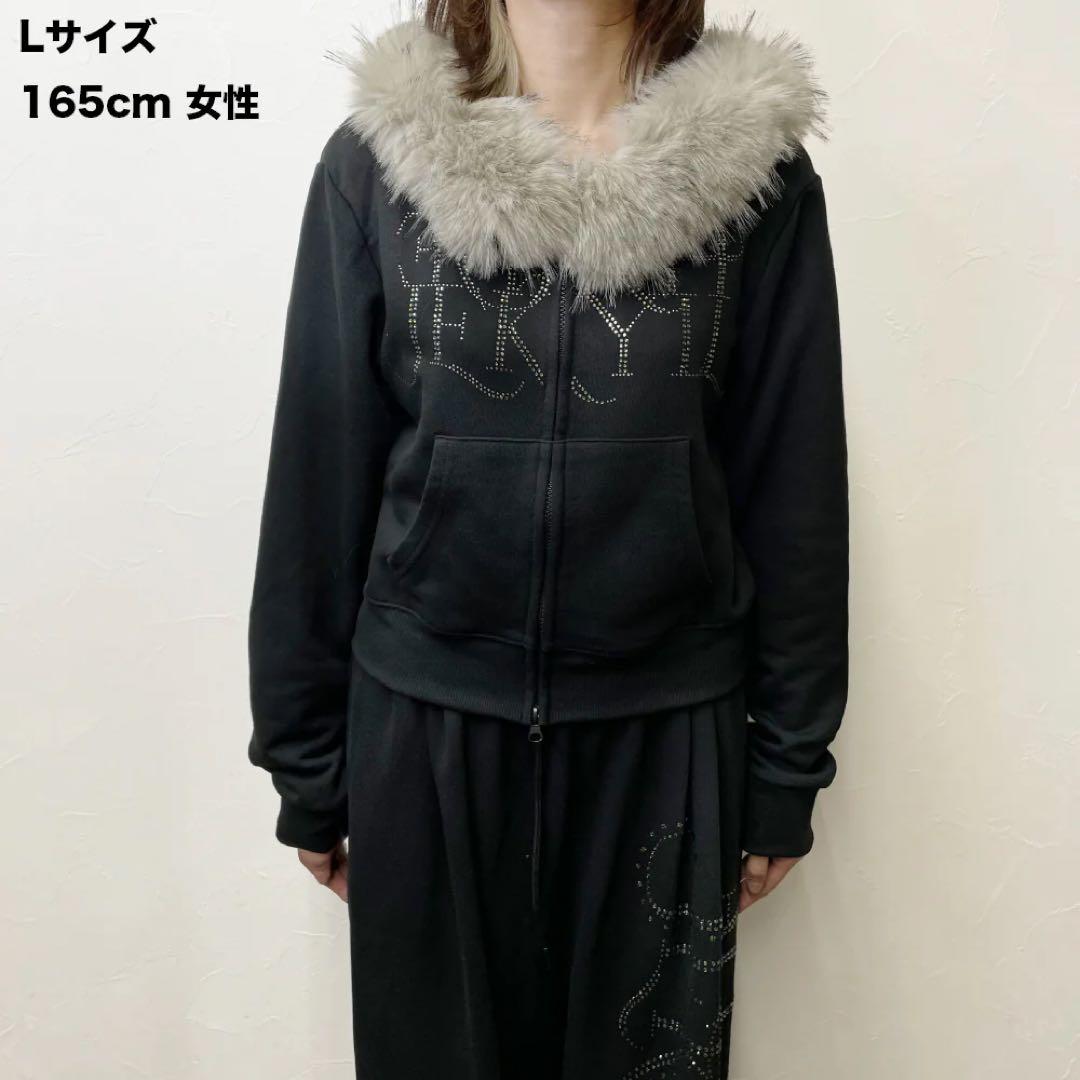 HYDE 2026JEKYLLファー付きジップアップスウェット　L 新品未開封