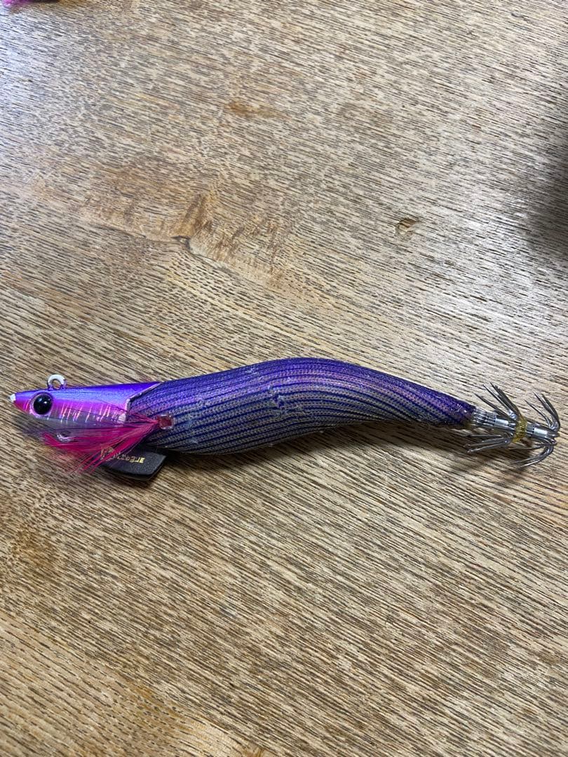 値下げ中　フィッシュリーグエギパープル系 4本セット