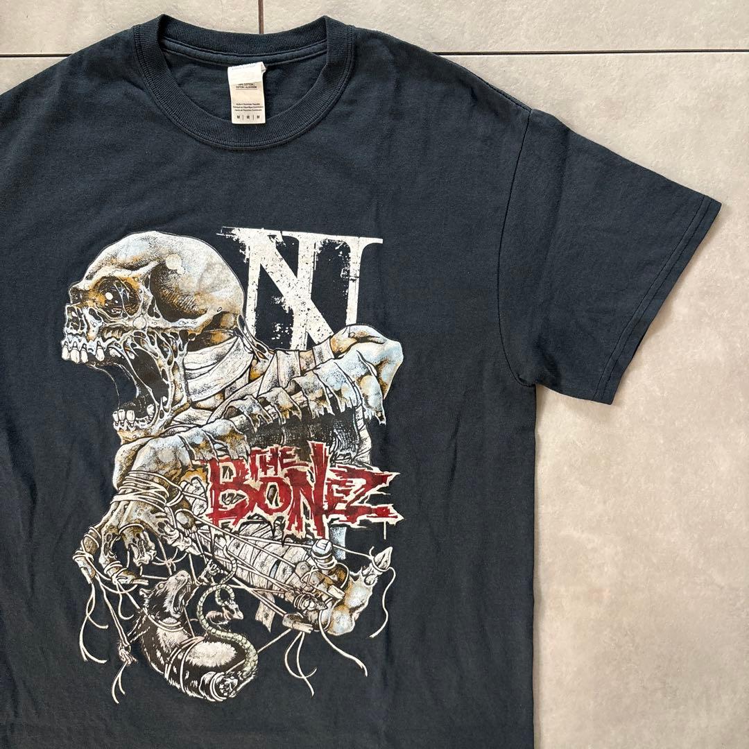 THE BONEZ Damaged Skull Tee 骸骨　Tシャツ