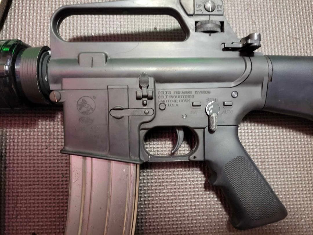 セット M16 GMC ガスガン ブラック マガジン4本付き (ジャンク)