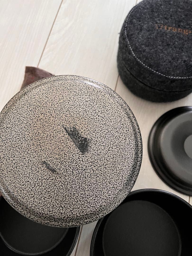 美品☆トランギア(trangia) ツンドラ3　ブラック　ウールケース付き