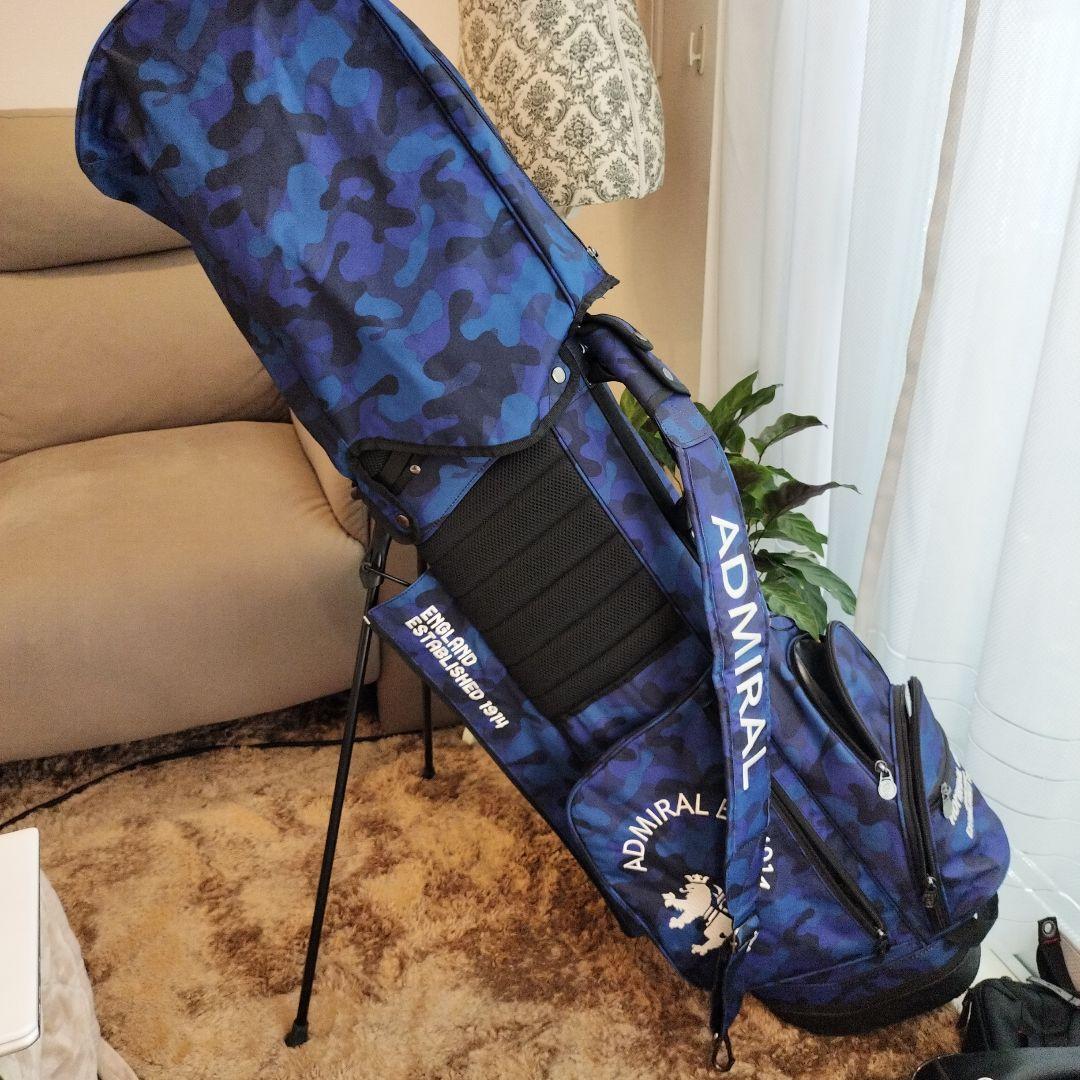 ADMRIAL 青迷彩 ゴルフバッグ