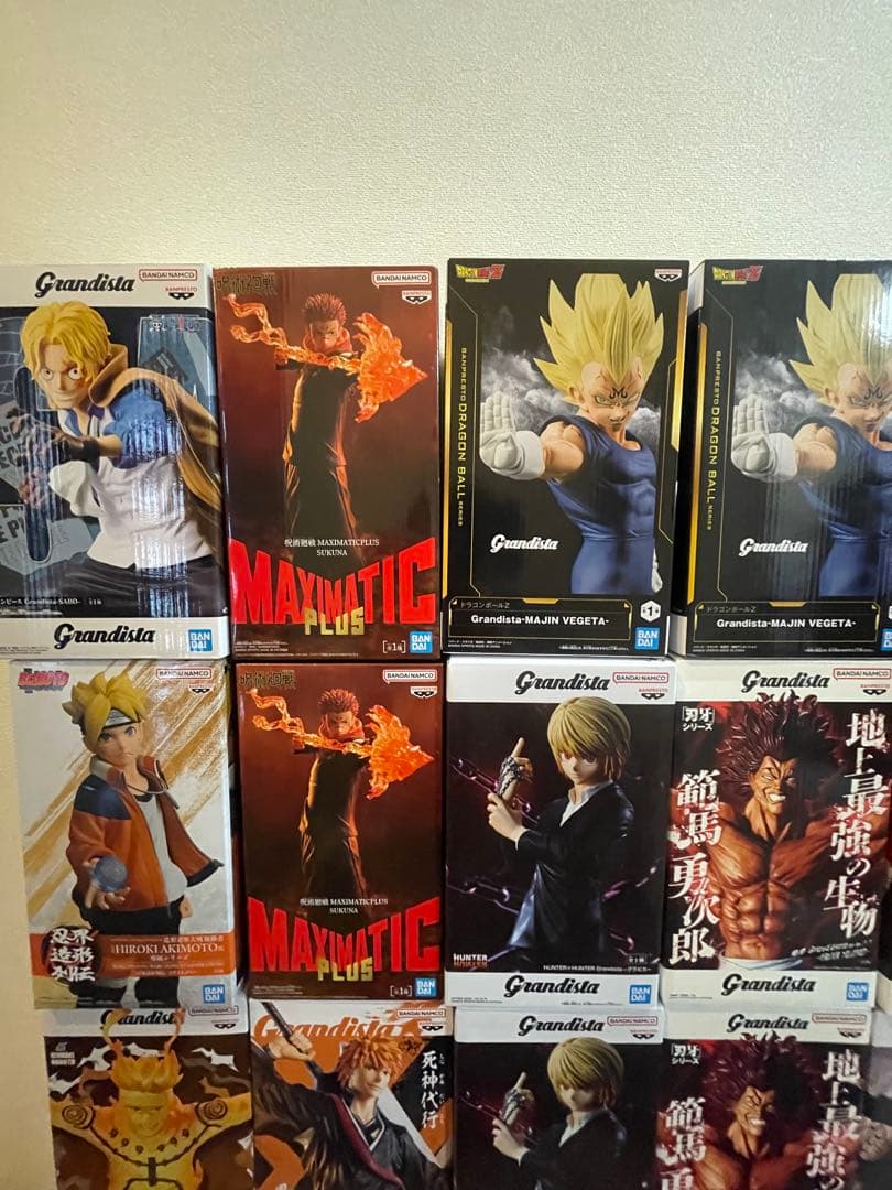 人気　プライズ　グランディスタ　フィギュア　24点　刃牙　ナルト　クラピカ　他