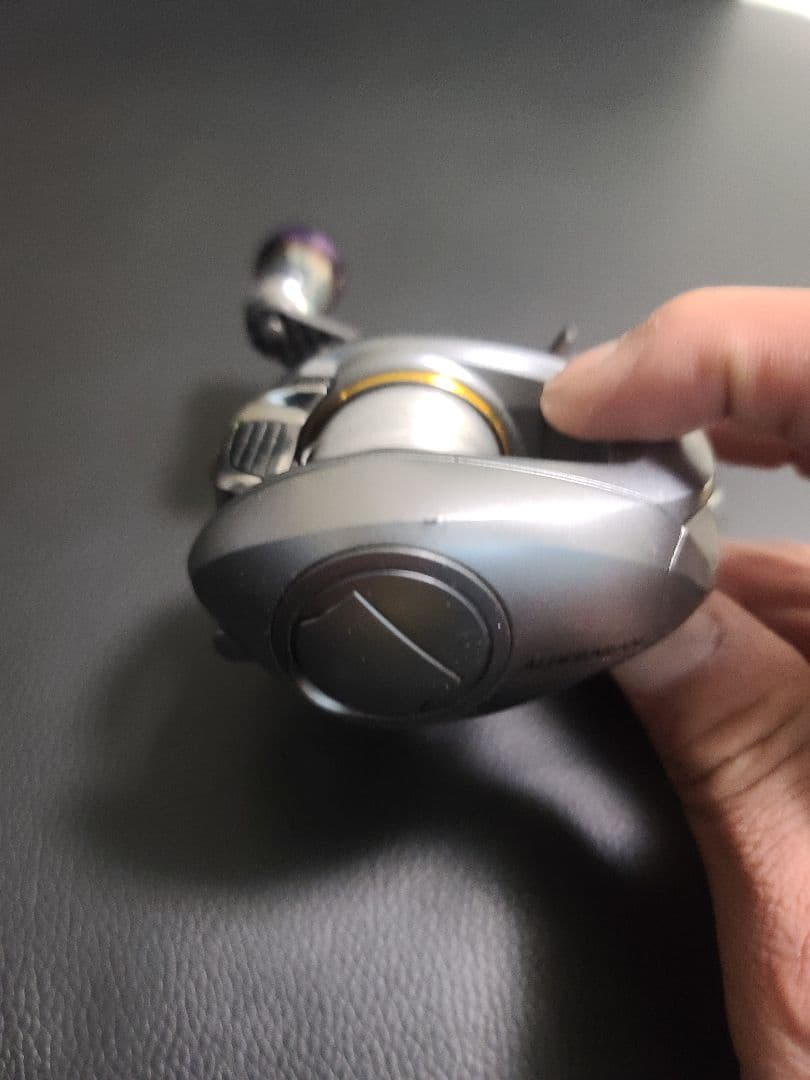 シマノ アルデバランmg7 95mmカスタムハンドル付き中古品左巻き