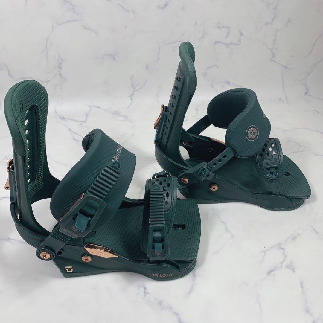 【美品】UNION BINDING TRILOGY GREEN