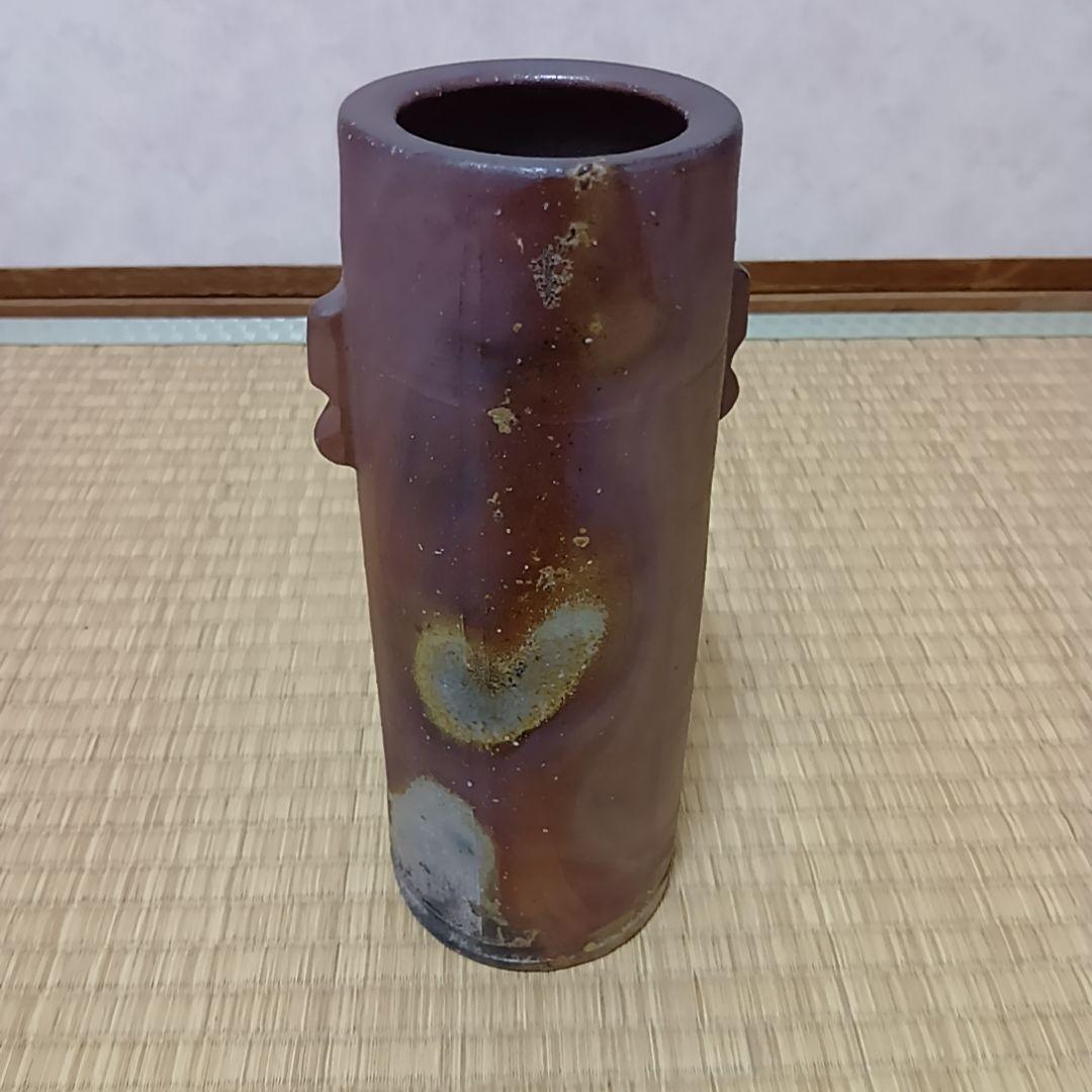 【備前焼】【木村長十郎友敬】作　木村友敬　木村純雄　花瓶　 花器　壺　花入