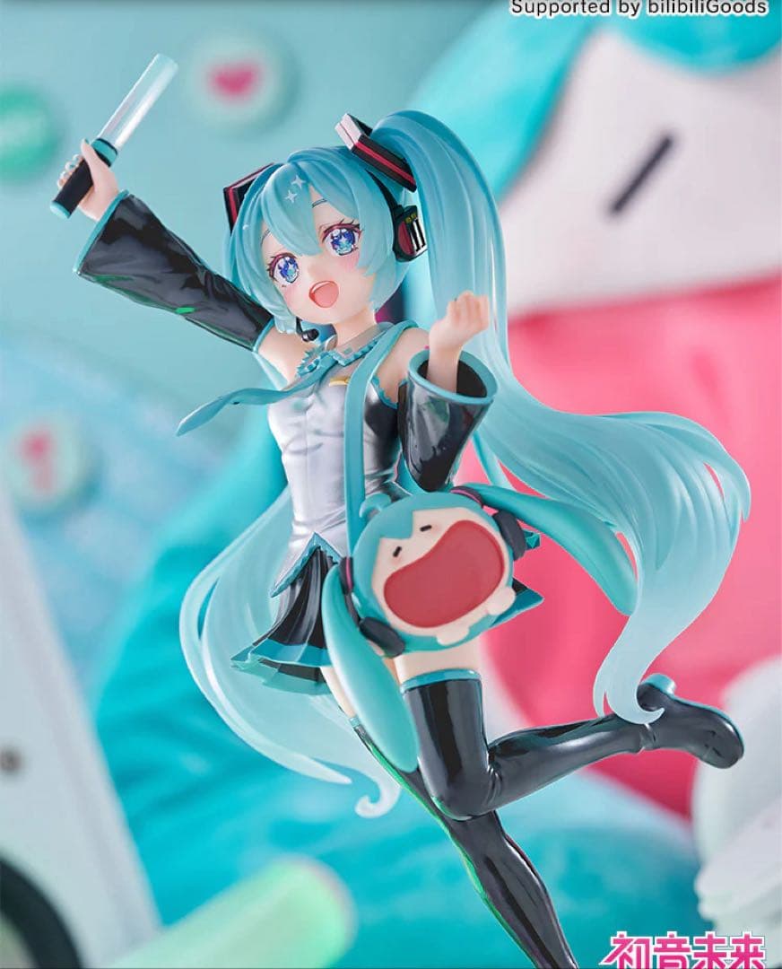 FURYU TENITOL 初音ミク UWA ふわふわ可愛い笑顔バッグ