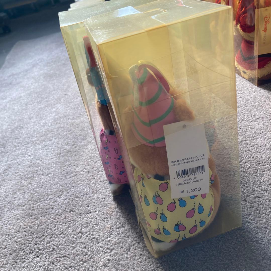 希少 12ヶ月間コンプリート チップとデール ビンテージ ぬいぐるみ