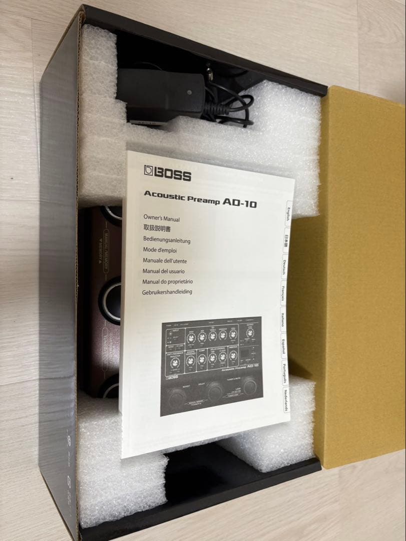 BOSS アコースティックプリアンプ AD-10 本体