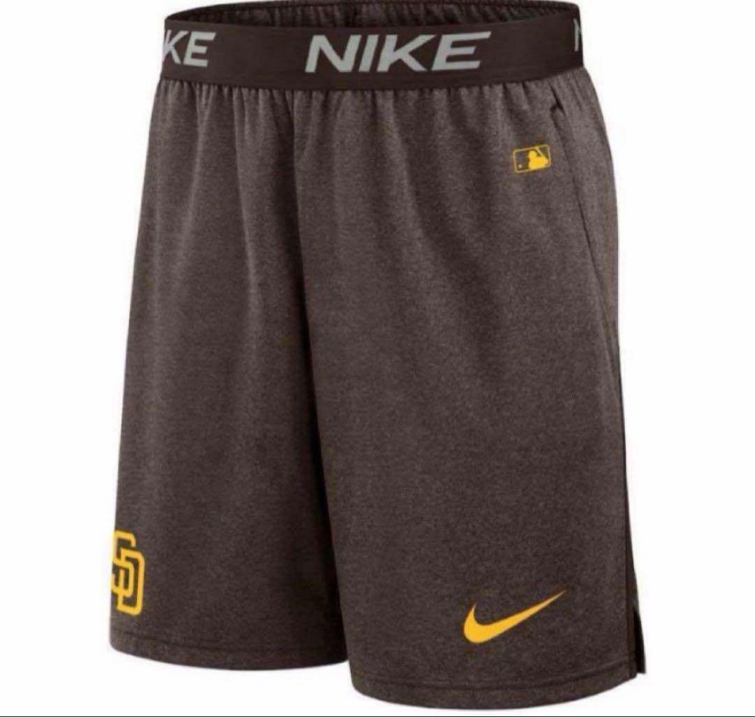 新品　サンディエゴ・パドレス　ハーフパンツ　ショートパンツ Sサイズ　ブラウン