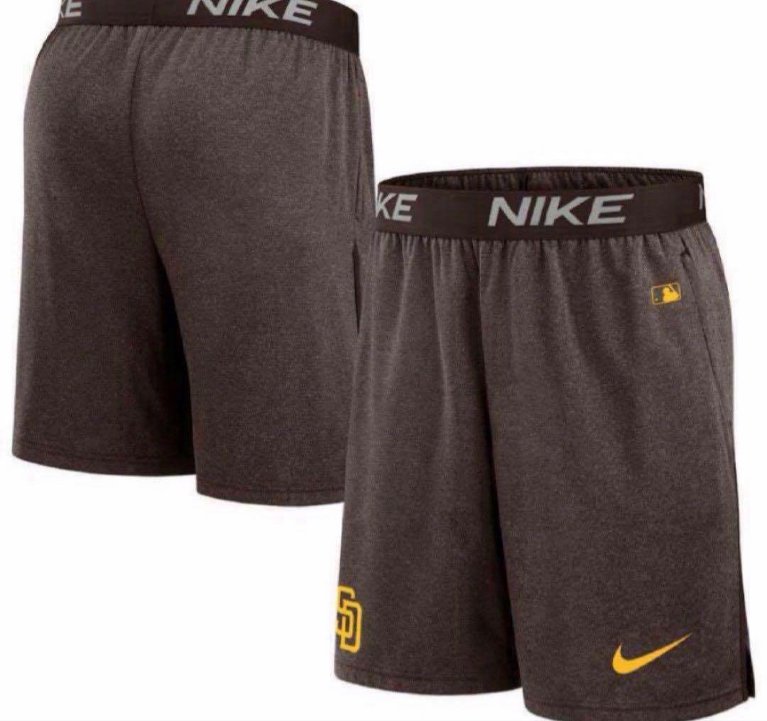 新品　サンディエゴ・パドレス　ハーフパンツ　ショートパンツ Sサイズ　ブラウン