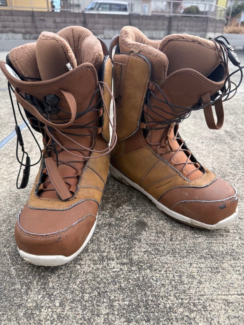 STEPCHILD スノーボードブーツ 男性用 ブラウン