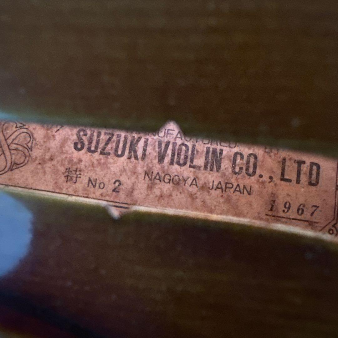 SUZUKI バイオリン 特No.2 4/4サイズ 弦楽器 ケース付属