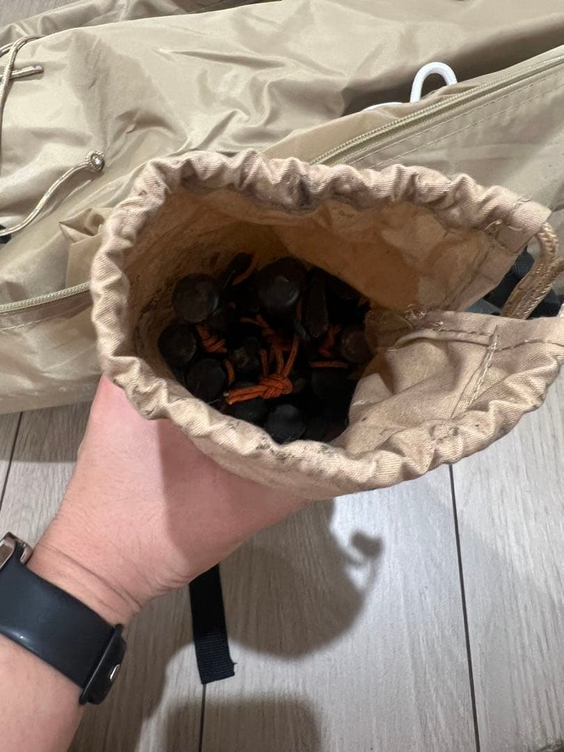 【1度のみ使用】DOD いつかのタープ TT5-631-TN ペグ付き