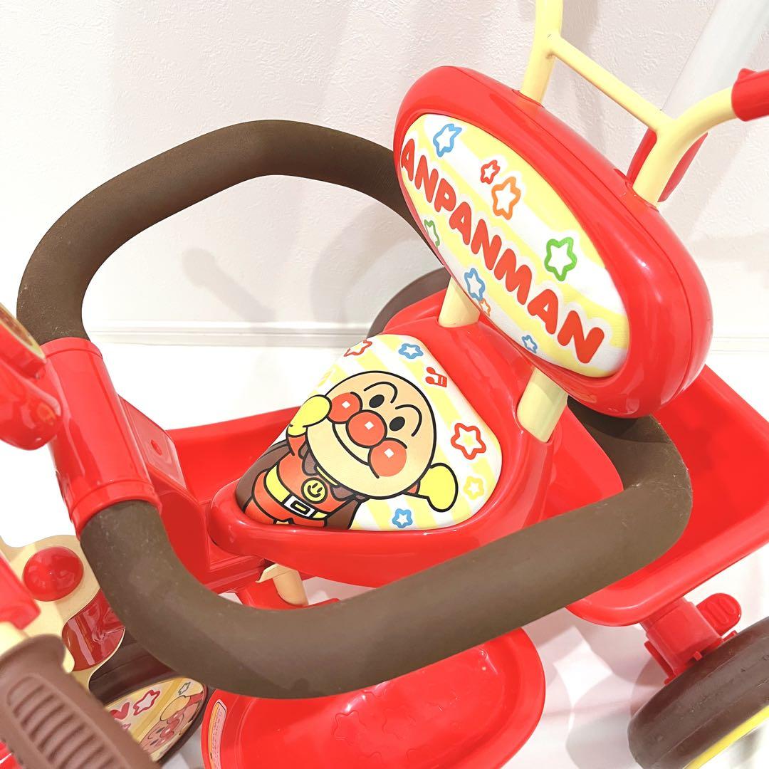 ジョイパレット 三輪車 おしゃべりアンパンマンSP ブザー付 サンシェード