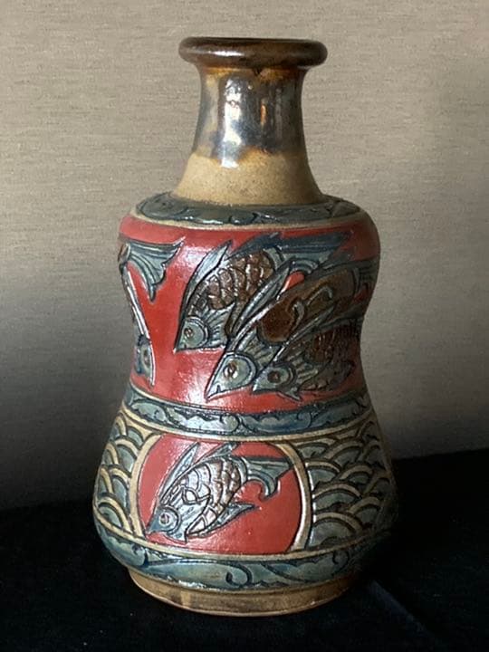 小橋川清正・嘉瓶／36cm・やちむん・壺屋・琉球