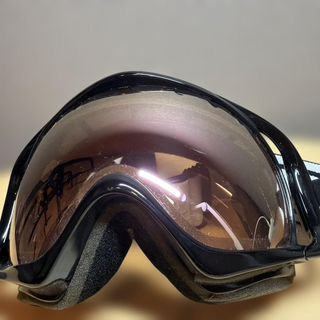 ブラック スモークミラーゴーグル