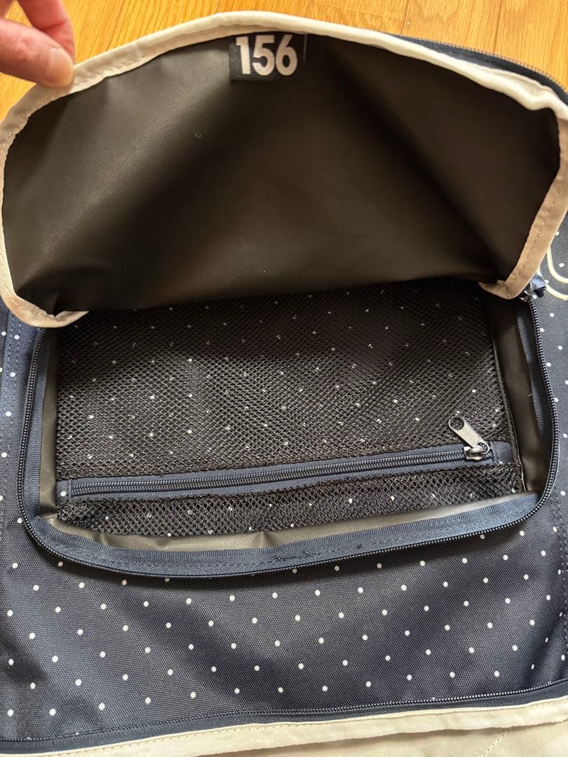 【美品】Burton スノーボードバッグ ドット柄 ネイビー　156cm