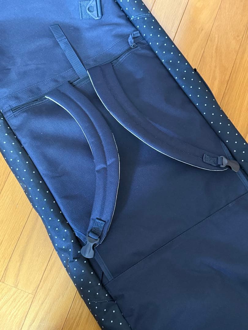 【美品】Burton スノーボードバッグ ドット柄 ネイビー　156cm