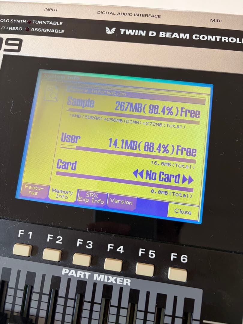 Roland MC-909 完動品 メモリ最大 SM付