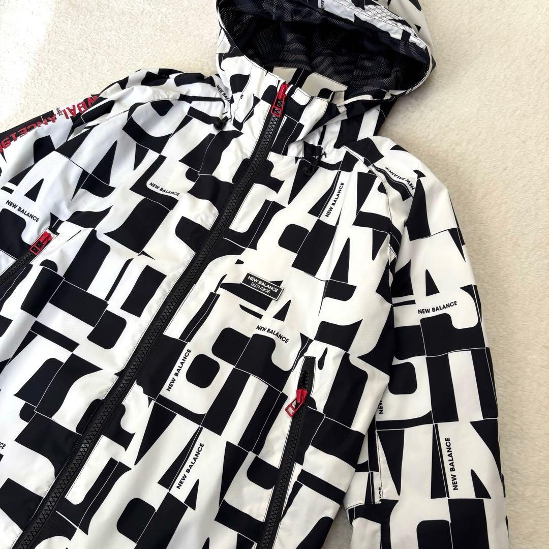 New Balance Golf 撥水防寒 フーディジャケット 総柄
