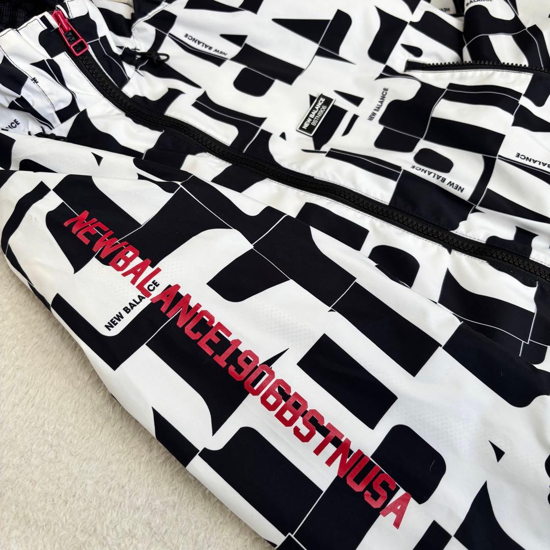 New Balance Golf 撥水防寒 フーディジャケット 総柄