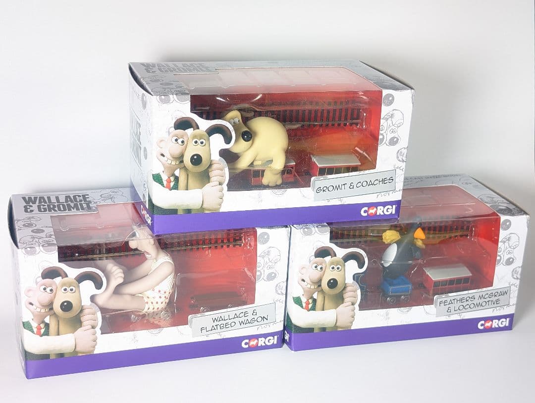 【新品未開封】ウォレスとグルミット 邦題「ペンギンに気をつけろ!」トレインセット