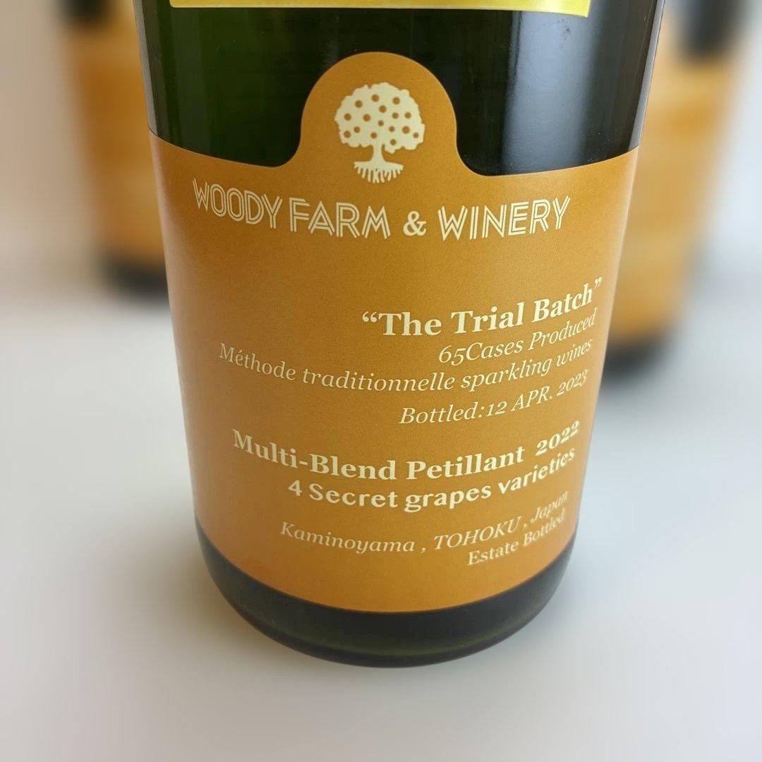 ウッディファーム　マルチブレンド　ペティアン2022(辛口・微発砲)山形県上山市