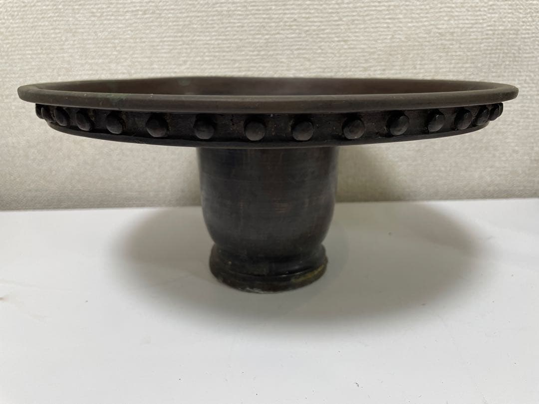 【現状品】花器 薄端 華道 花瓶 龍巻 骨董品 アンティーク 時代物 レトロ