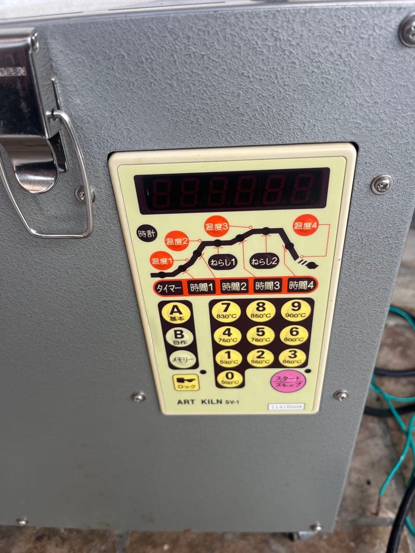 アートキルン　電気窯　SV1 陶芸　ハンドメイド　ガラス細工　色入れセット！