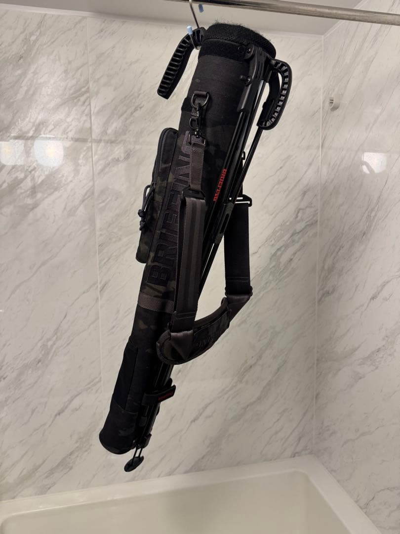 BRIEFING ゴルフバッグ セルフスタンド　カモフラージュ　ブラック