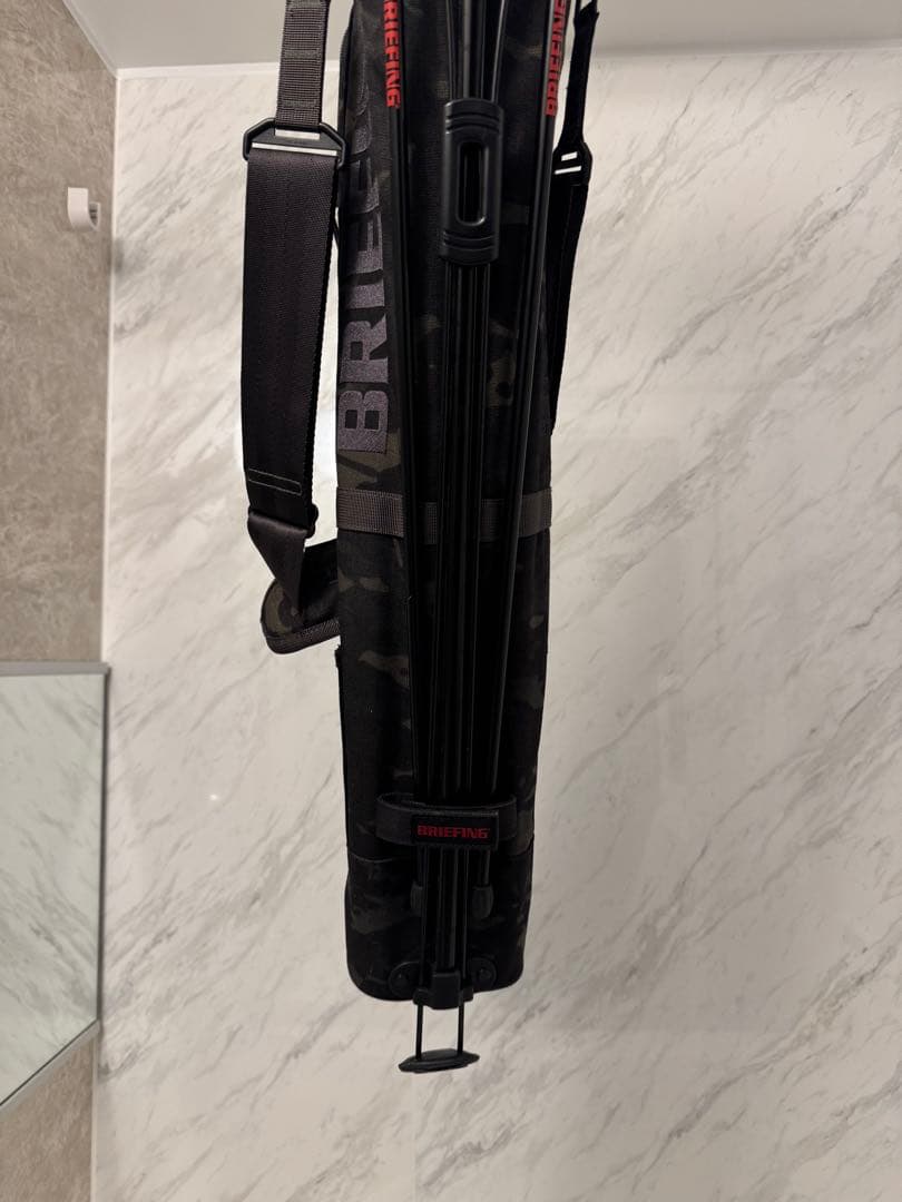 BRIEFING ゴルフバッグ セルフスタンド　カモフラージュ　ブラック