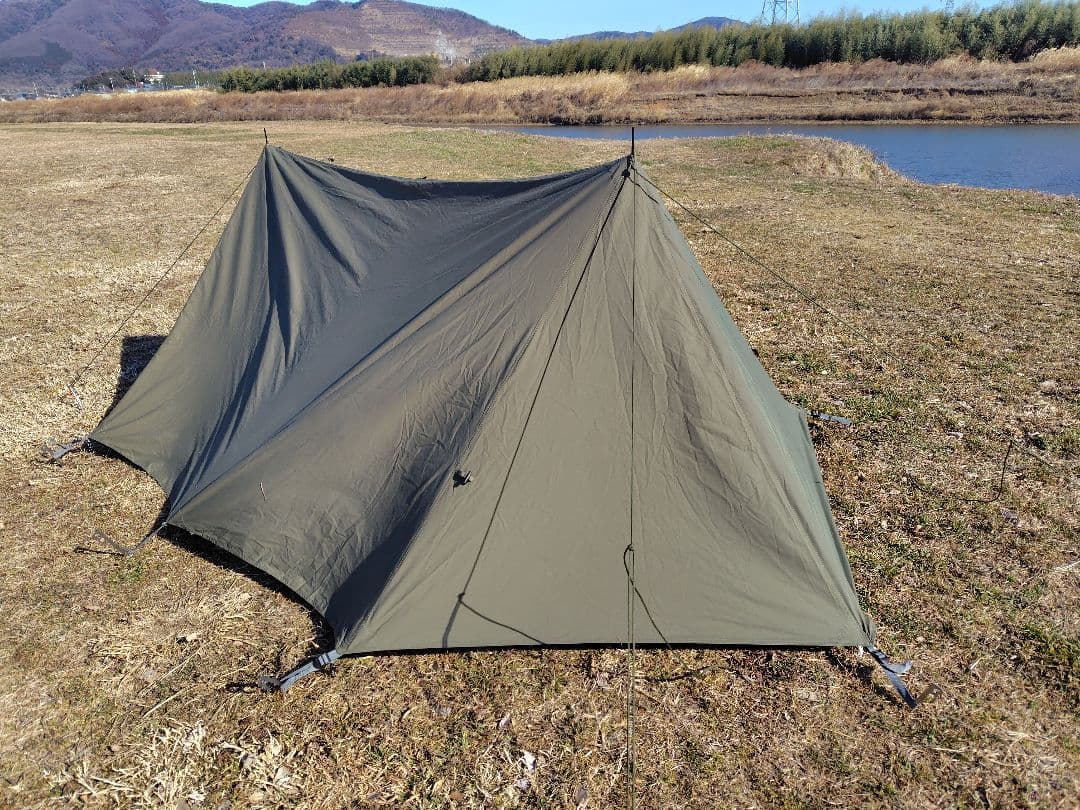 バンドック ソロベース フタマタ付 新同品 BUNDOK TC 軍幕 無骨