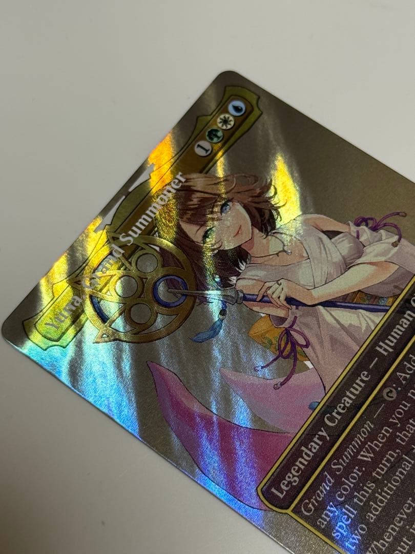 大召喚士、ユウナ　英語　サージ　FOIL