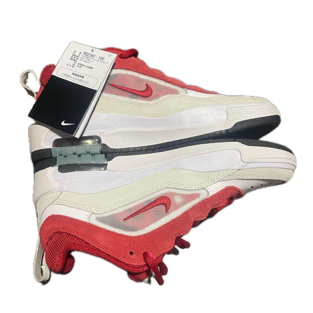 新品 NIKE SB エアマックス イショッド ホワイト レッド スニーカー