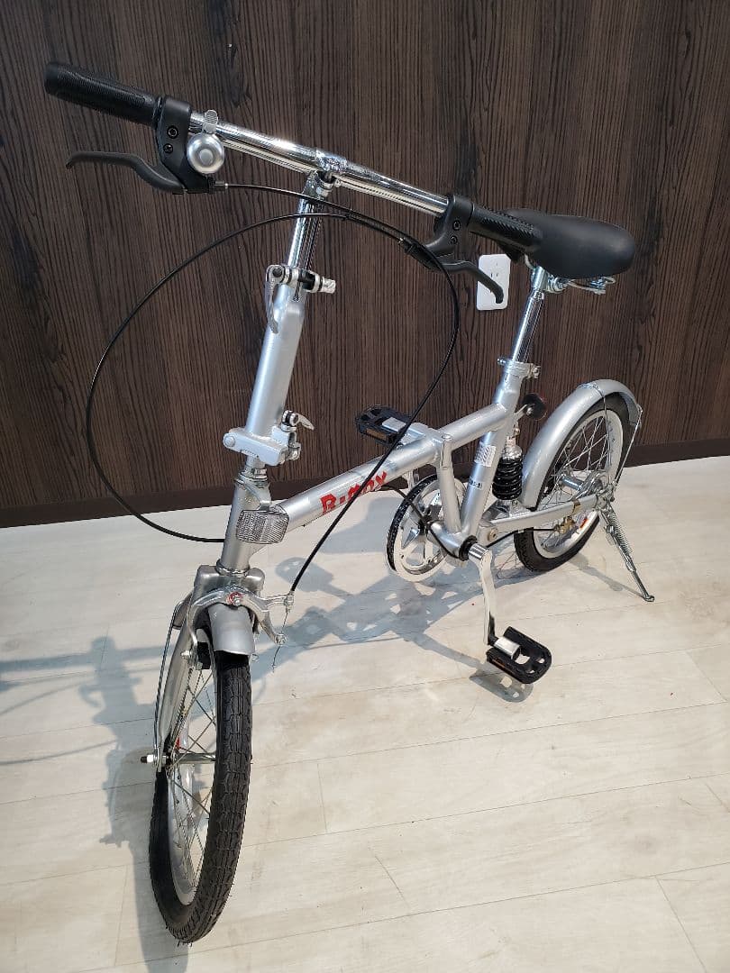 B-max 折りたたみ自転車 シルバー