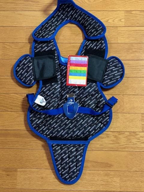 新品★子供用☆アメリカ国内限定発売★ローリングス☆キャッチャープロテクター☆青