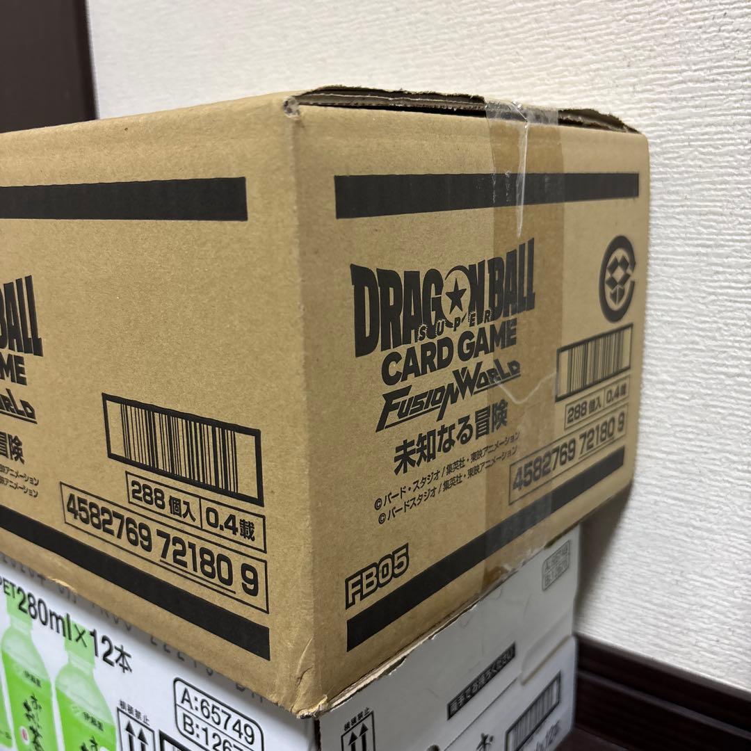 ドラゴンボールカードゲーム フュージョンワールド　未知なる冒険　未開封カートン