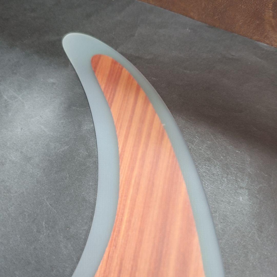 １０インチ　ロングボード　ウッドコア　センターフィン ノーズライダーフィン