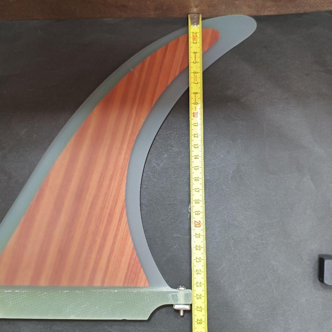 １０インチ　ロングボード　ウッドコア　センターフィン ノーズライダーフィン