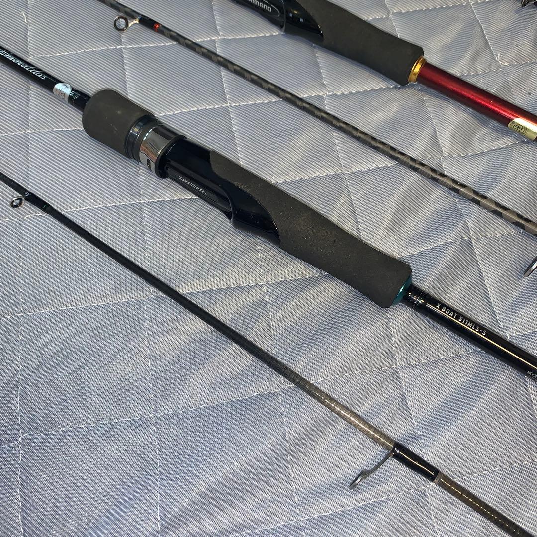 ダイワ　シマノ　ロッド3点